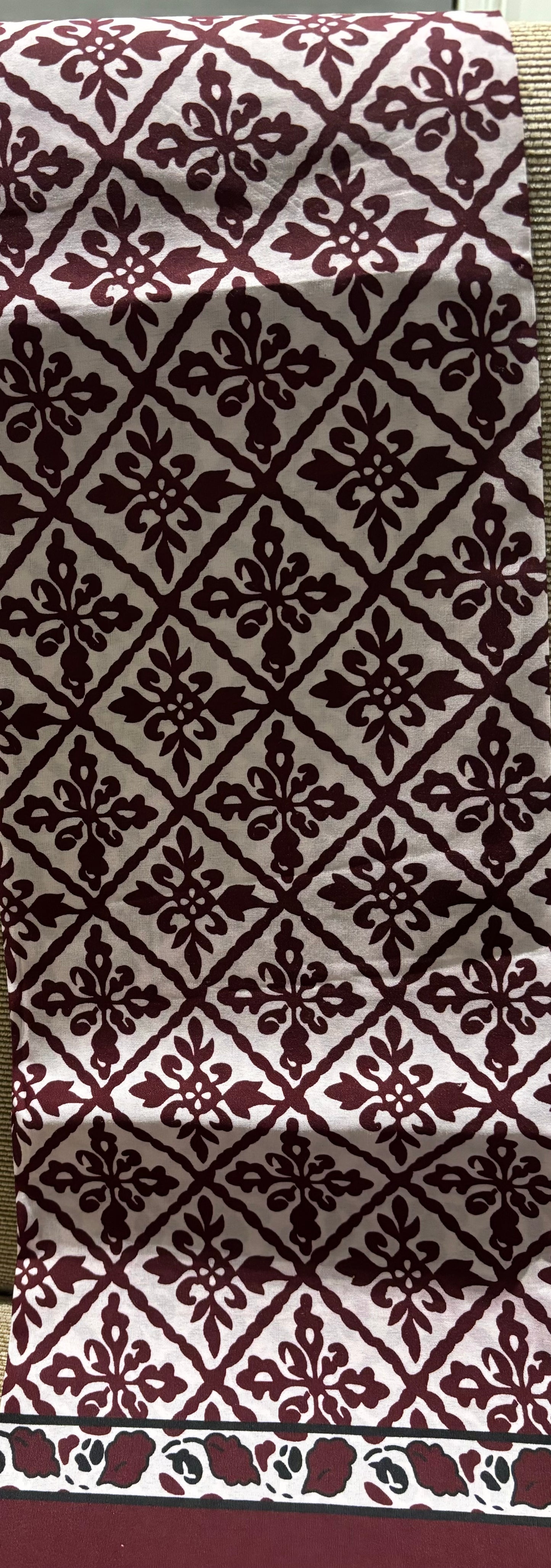 Maroon Njeti Ancestral Cloth
