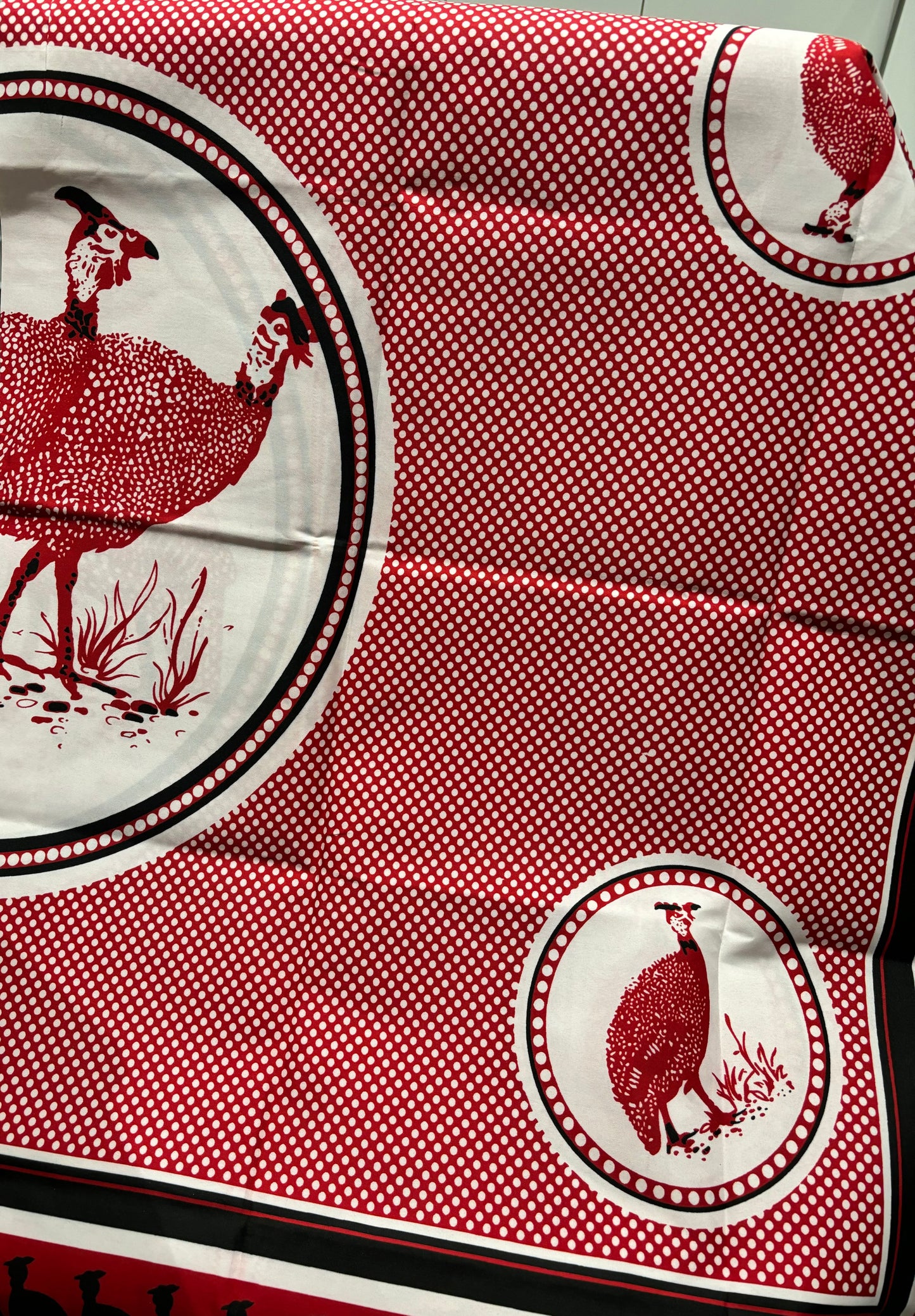 Red impangela ancestral cloth
