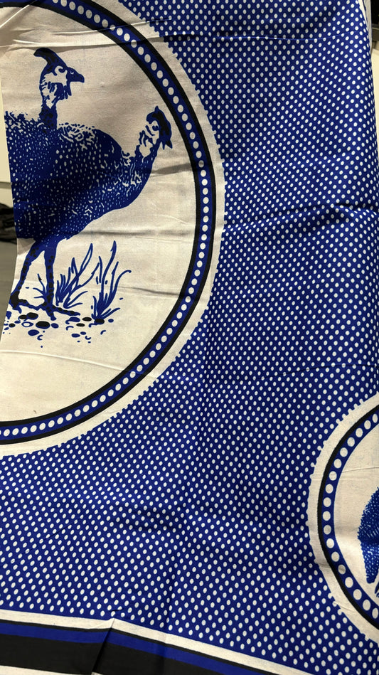 Blue impangela ancestral cloth
