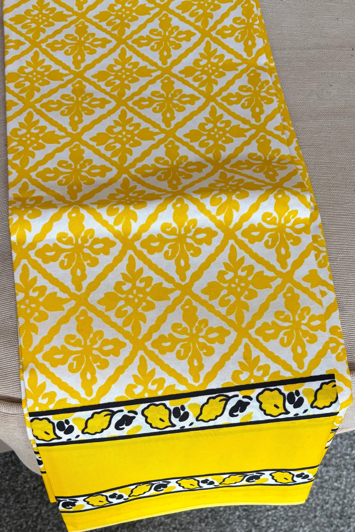 Yellow Njeti Ancestral Cloth